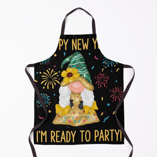 Item preview, Happy New Year I'm Ready To Party Gnome Women Girl designed and sold by BernoNickel.