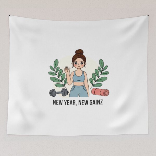 Item preview, New year, new gainz designed and sold by bindusingla.