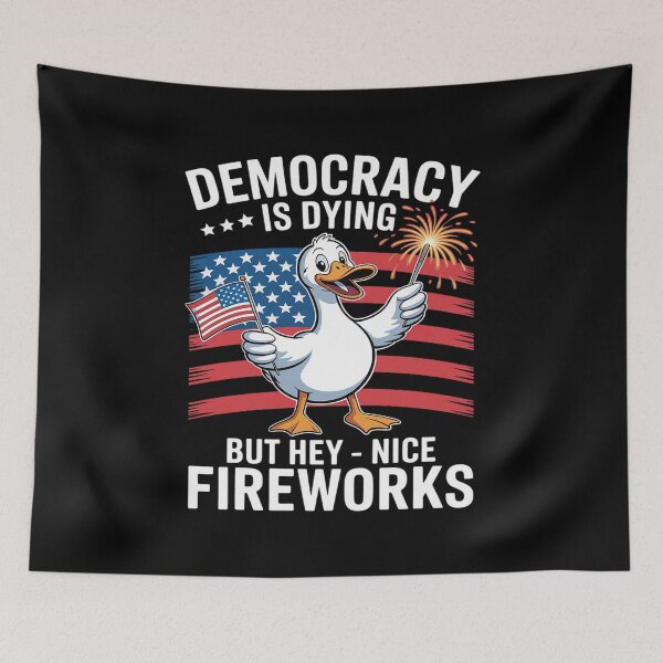 Item preview, Democracy Is Dying designed and sold by PeteHomenick.