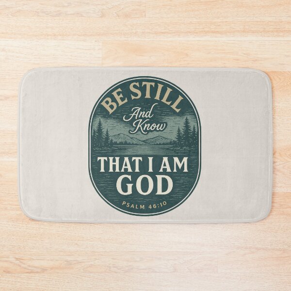 Item preview, Be Still and Know – Psalm 46:10 Nature Verse designed and sold by SimplySelim.