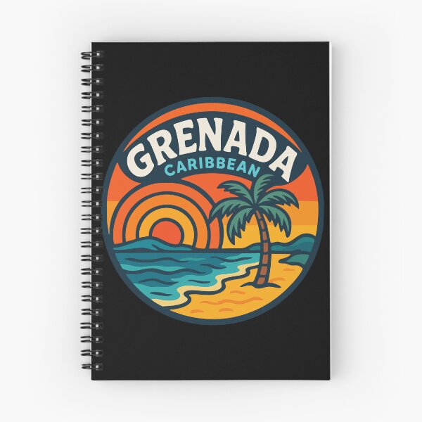 Item preview, Grenada Caribbean Trippy Retro Travel designed and sold by TomFrontierArt.