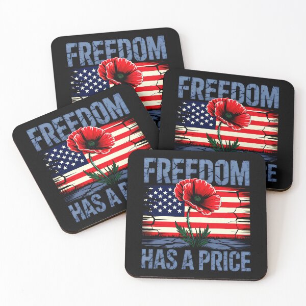 Item preview, Poppy of Remembrance Against the American Flag designed and sold by SplashTastic.