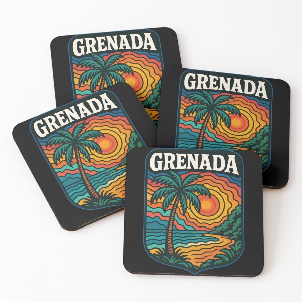 Item preview, Grenada Caribbean Trippy Travel designed and sold by TomFrontierArt.