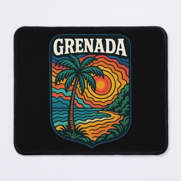 Item preview, Grenada Caribbean Trippy Travel designed and sold by TomFrontierArt.