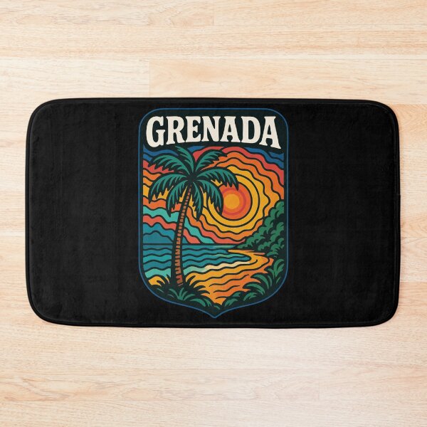 Item preview, Grenada Caribbean Trippy Travel designed and sold by TomFrontierArt.