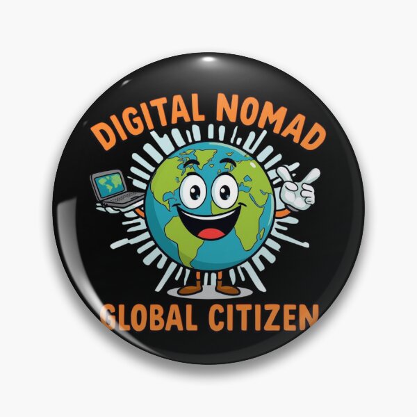 Item preview, Digital Nomad, Global Citizen | Remote Work Travel Quote designed and sold by WearTheArtx.