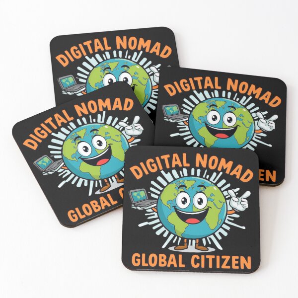 Item preview, Digital Nomad, Global Citizen | Remote Work Travel Quote designed and sold by WearTheArtx.