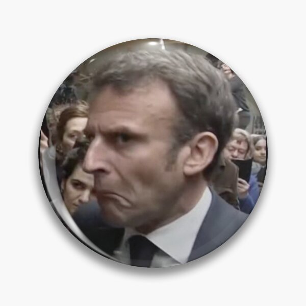 Item preview, Macron doubtful Meme designed and sold by Crealice.