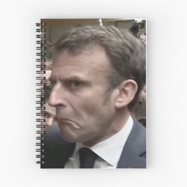 Item preview, Macron doubtful Meme designed and sold by Crealice.