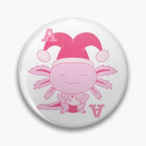 Item preview, Ace Axolotl Holding the ILY Handshape  designed and sold by DDDInspiration.