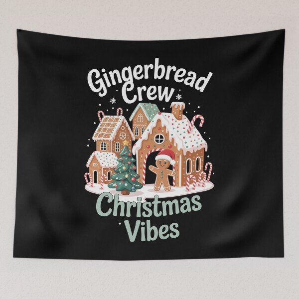Item preview, Gingerbread Crew Christmas Vibes Gingerbread Family Xmas designed and sold by aidenpier.