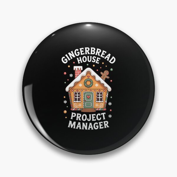 Item preview, Gingerbread House Project Manager Decorating Christmas Cute designed and sold by aidenpier.