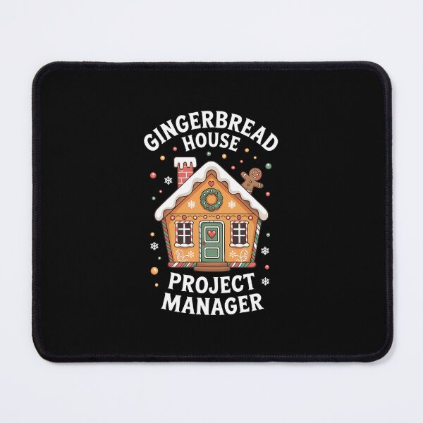 Item preview, Gingerbread House Project Manager Decorating Christmas Cute designed and sold by aidenpier.