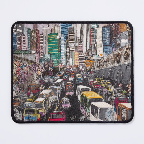 Item preview, Traffic Jam View - Traffic Series - Graffiti Art Texture Style designed and sold by TheRedBoxTees.