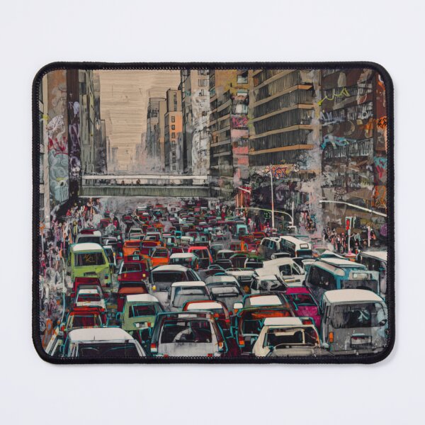 Item preview, Choc-A-Bloc Traffic Mess - Traffic Series - Graffiti Art Texture Style designed and sold by TheRedBoxTees.