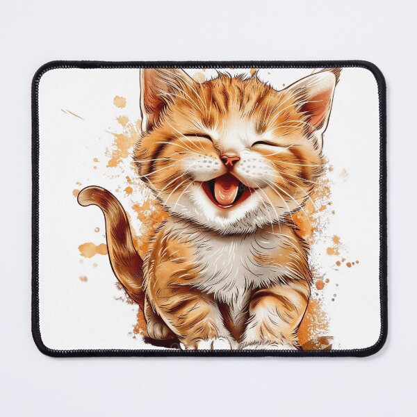 Item preview, Laughing kitten designed and sold by Tampa-cat-dad.