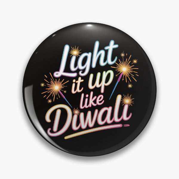 Item preview, Light It Up Like Diwali – Neon Graffiti Festival Design designed and sold by Jollys-ArtShop.