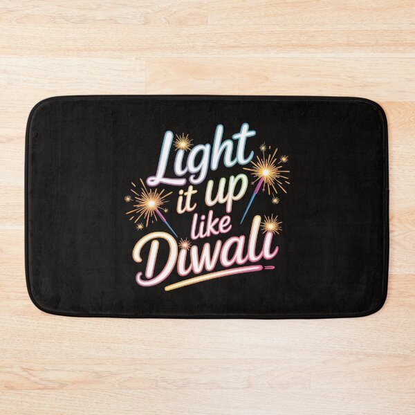 Item preview, Light It Up Like Diwali – Neon Graffiti Festival Design designed and sold by Jollys-ArtShop.