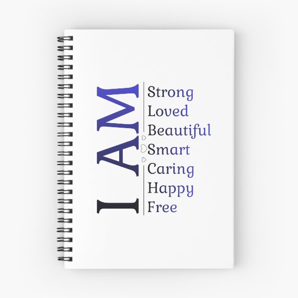 Item preview, I AM.. Affirmations - Blue version designed and sold by WaluetteShop.
