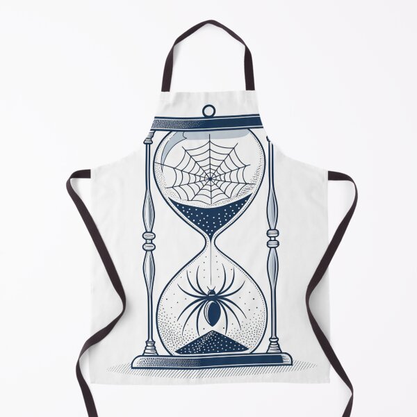 Item preview, Minimalist Hourglass Time Spiral Horror Art designed and sold by Kindly Dead.