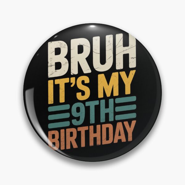 Item preview, Kids Bruh Its My 9th Birthday Tie Dye 9 Bday Girls Boys  designed and sold by MonsterBuddiess.