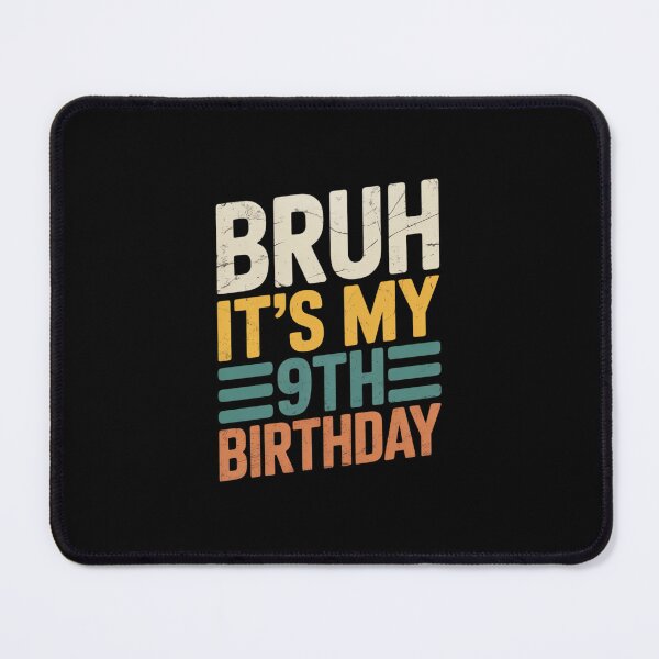 Item preview, Kids Bruh Its My 9th Birthday Tie Dye 9 Bday Girls Boys designed and sold by MonsterBuddiess.