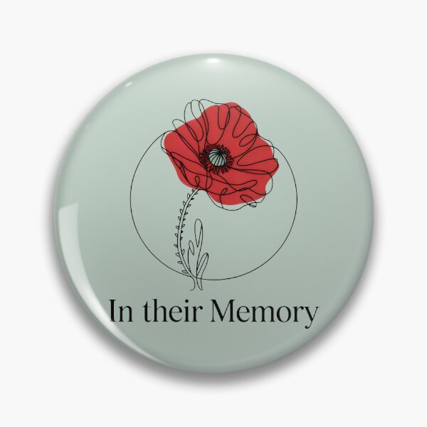Item preview, Elegant Veterans Day Poppy Emblem designed and sold by SplashTastic.