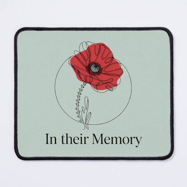 Item preview, Elegant Veterans Day Poppy Emblem designed and sold by SplashTastic.