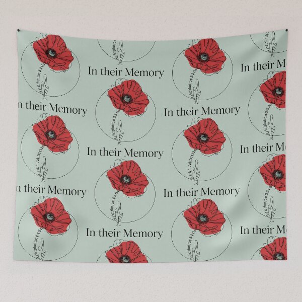 Item preview, Elegant Veterans Day Poppy Emblem designed and sold by SplashTastic.