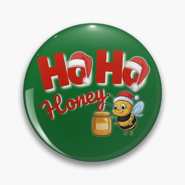 Item preview, Ho Ho Honey Funny Christmas Bee Gift – Cute Holiday Pun Design designed and sold by Ivy-Triggs.