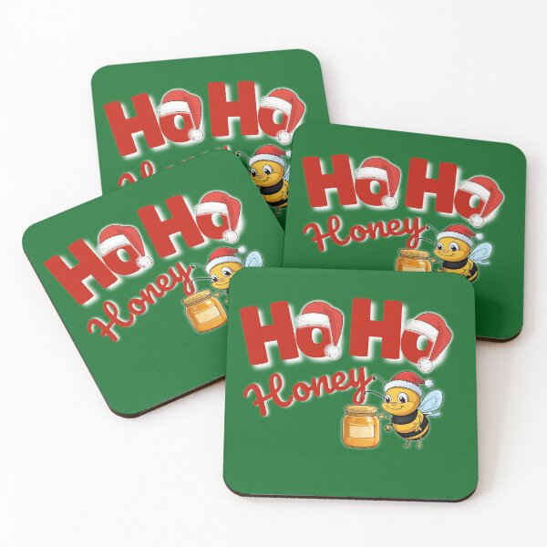 Item preview, Ho Ho Honey Funny Christmas Bee Gift – Cute Holiday Pun Design designed and sold by Ivy-Triggs.