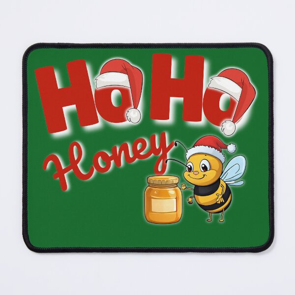 Item preview, Ho Ho Honey Funny Christmas Bee Gift – Cute Holiday Pun Design designed and sold by Ivy-Triggs.