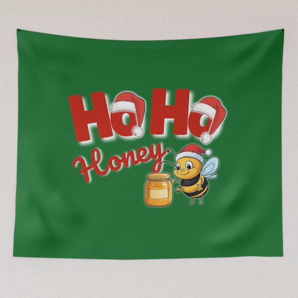 Item preview, Ho Ho Honey Funny Christmas Bee Gift – Cute Holiday Pun Design designed and sold by Ivy-Triggs.
