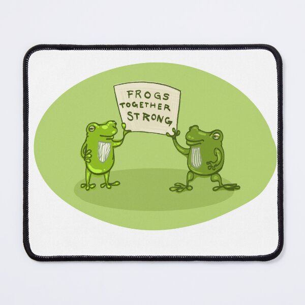 Item preview, Frogs Together Strong designed and sold by kate-deane-art.