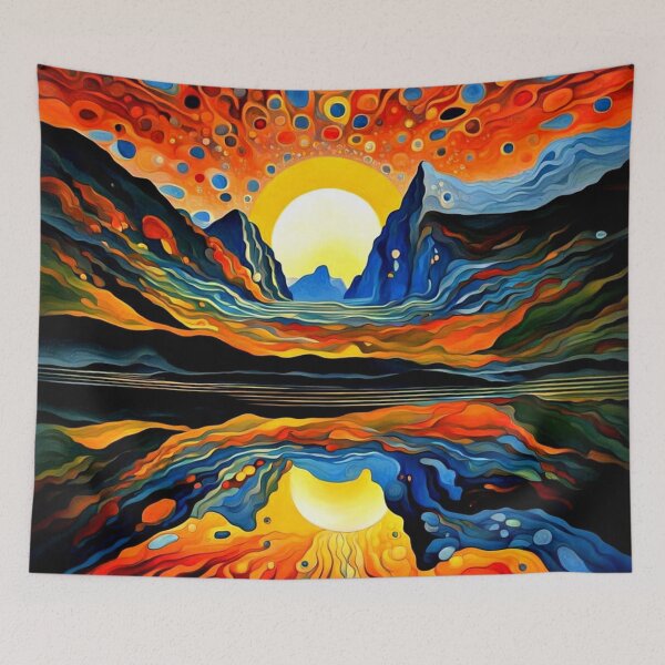 Item preview, Eruption beyond the sunset 1 designed and sold by George Hutton Hunter.