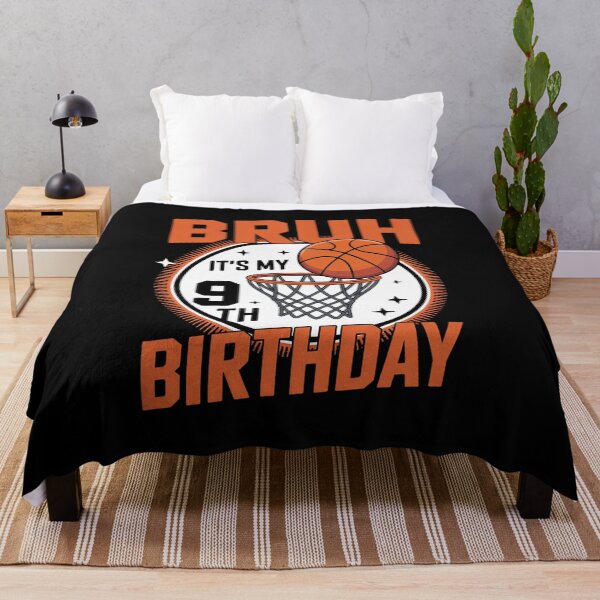 Item preview, Bruh It's My 9th Birthday Basketball 9 Year Old Player Lover designed and sold by HuValverdeArt.