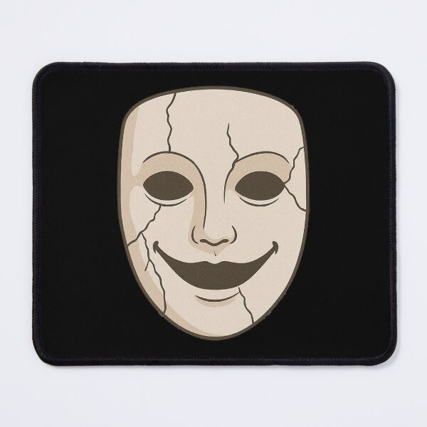 Item preview, Minimalist Horror Mask Mysterious Face Art designed and sold by Kindly Dead.