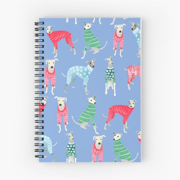 Item preview, Greyhounds whippets in Christmas Pyjamas Pyjamas sweaters Cute funny Sighthound Dog Lover Gift designed and sold by Hillary Holt.