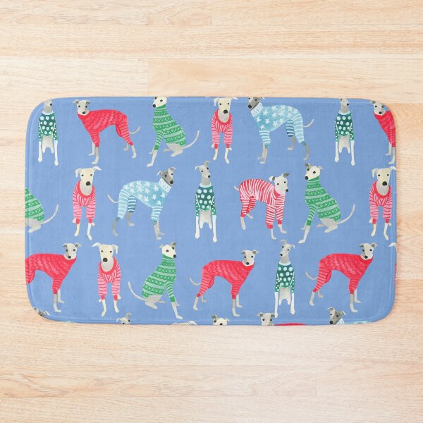 Item preview, Greyhounds whippets in Christmas Pyjamas Pyjamas sweaters Cute funny Sighthound Dog Lover Gift designed and sold by Hillary Holt.