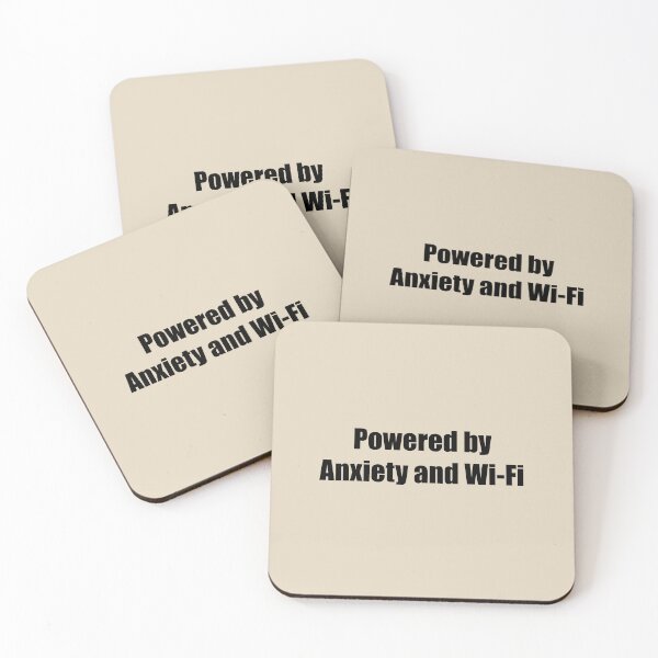Item preview, Powered by Anxiety and Wi-Fi designed and sold by rere-az.