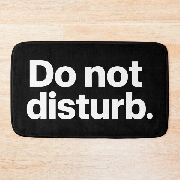 Item preview, Do Not Disturb- Mental Health Quote  designed and sold by Hairball-Pets.
