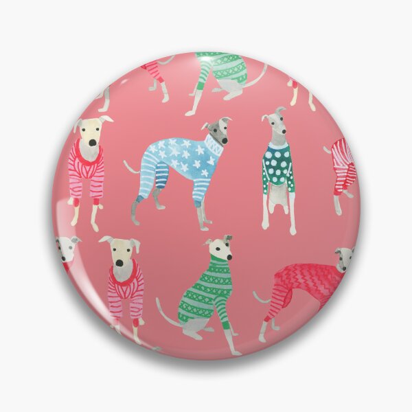 Item preview, Greyhounds whippets in Christmas Pyjamas Pyjamas sweaters Cute funny Sighthound Dog Lover Gift designed and sold by Hillary Holt.