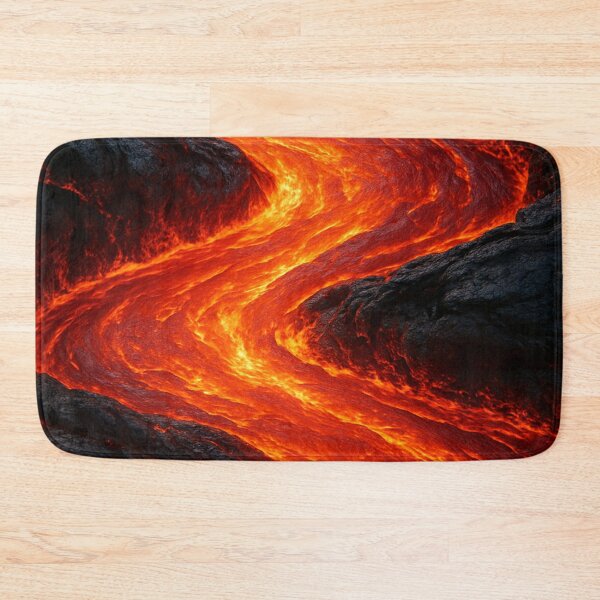 Item preview, Magmatic fire river - Lava river close up designed and sold by SassyArtistry.