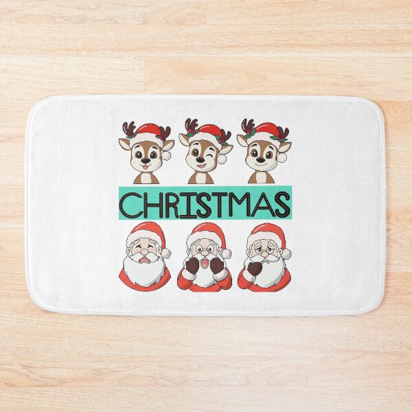 Item preview, Adorable Reindeer and Santa Claus CHRISTMAS Characters Set designed and sold by Ikattyg.