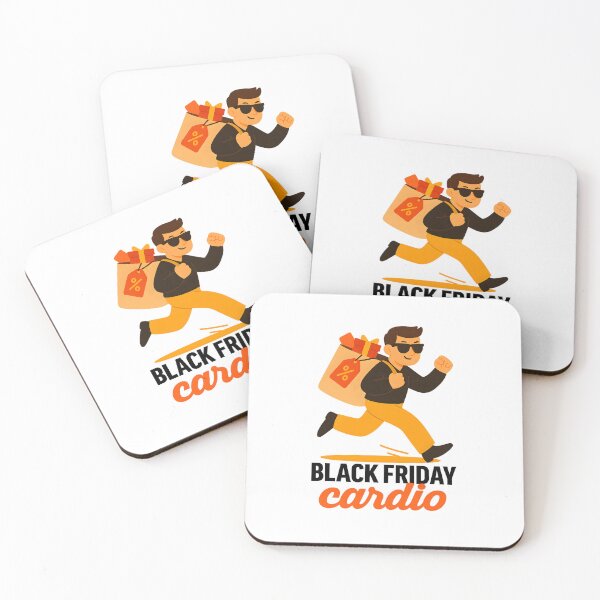 Item preview, Black Friday Cardio Funny Shopping Design for Deal Lovers designed and sold by Anna Koneva.