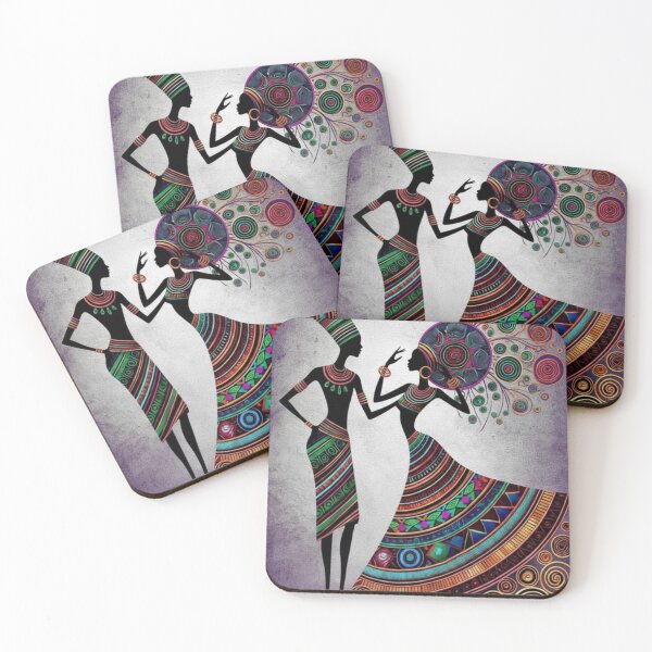 Item preview, Vibrant African Tribal Art designed and sold by Big18shop.