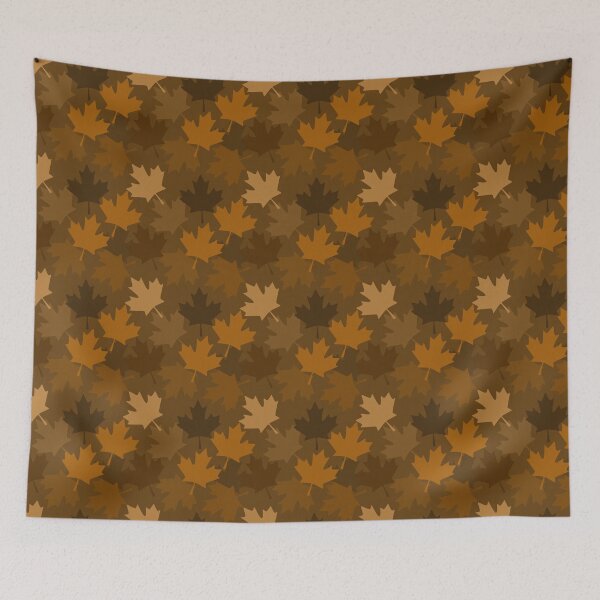 Item preview, Autumn Maple Leaves Pattern – Seamless Fall Brown Leaf Design designed and sold by IsaMarina.