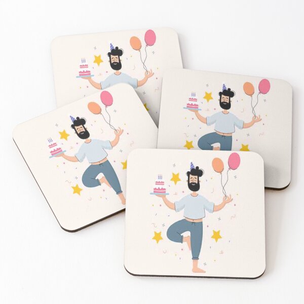 Item preview, Happy Birthday Celebration Man - Joyful Party Illustration designed and sold by 2030shadow.
