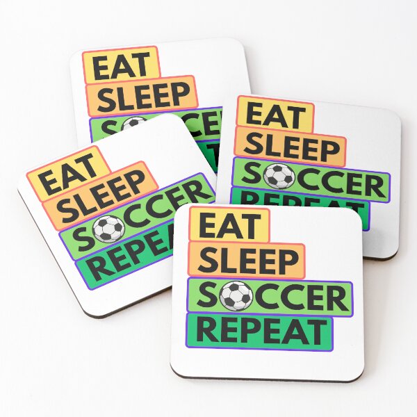 Item preview, Eat Sleep Soccer Repeat  designed and sold by SilexStudio.
