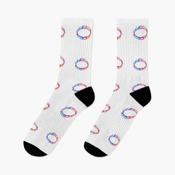 Item preview, Title: Neon Flame Halo — Y2K Gradient Emblem designed and sold by aishatabubakarx.